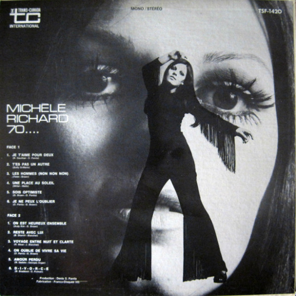 Michèle Richard - 70... | Trans-Canada International (TSF-1420) - 2 Michèle Richard - 70... | Trans-Canada International (TSF-1420) - 2