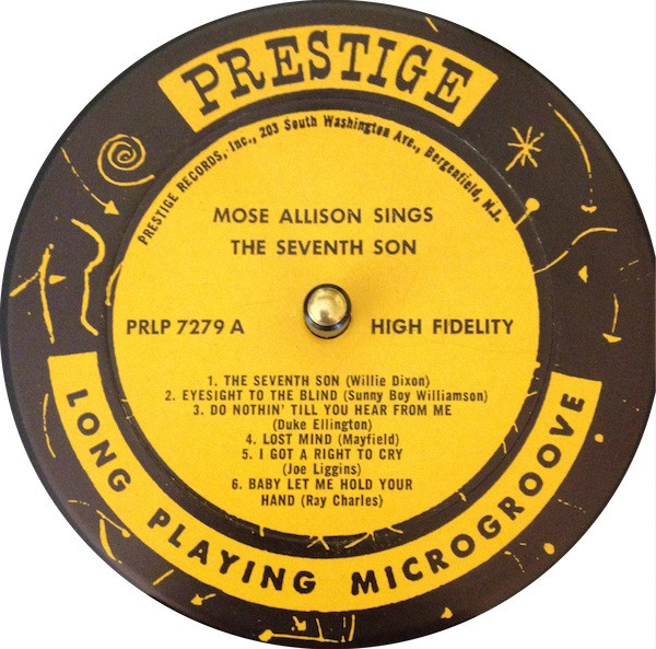 Mose Allison - Mose Allison Sings | Prestige (PR 7279) - 3 Mose Allison - Mose Allison Sings | Prestige (PR 7279) - 3