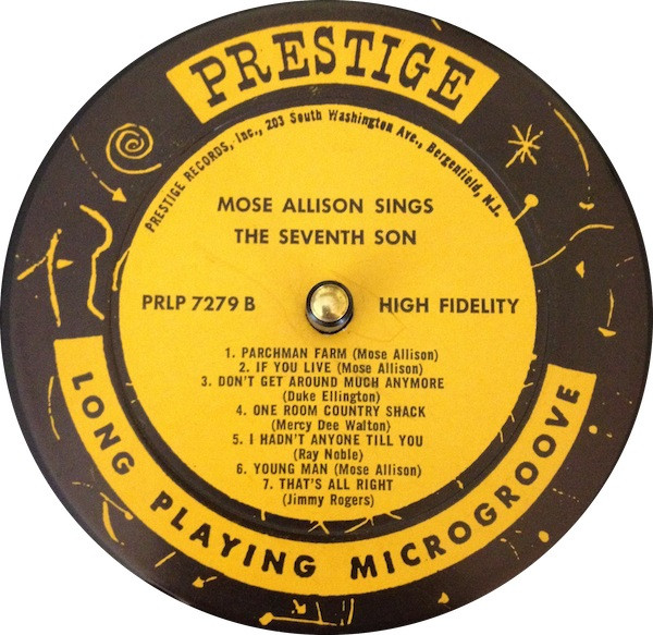 Mose Allison - Mose Allison Sings | Prestige (PR 7279) - 4 Mose Allison - Mose Allison Sings | Prestige (PR 7279) - 4