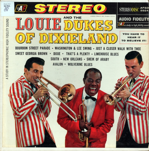 Louis Armstrong And The Dukes Of Dixieland - Louie And The Dukes Of Dixieland | Audio Fidelity (AFSD 5924) - 2