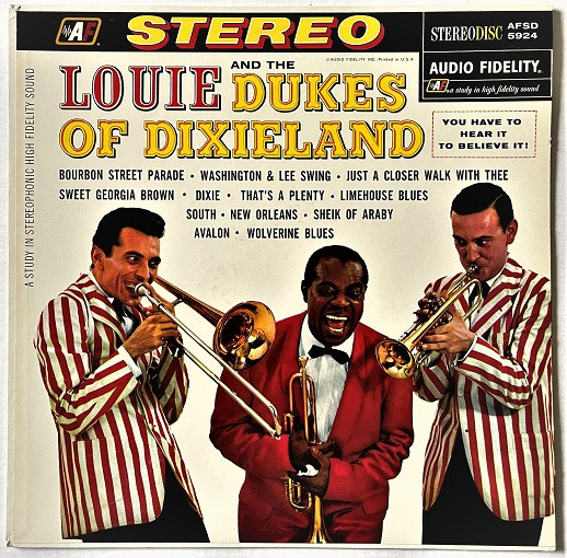 Louis Armstrong And The Dukes Of Dixieland - Louie And The Dukes Of Dixieland | Audio Fidelity (AFSD 5924) - main