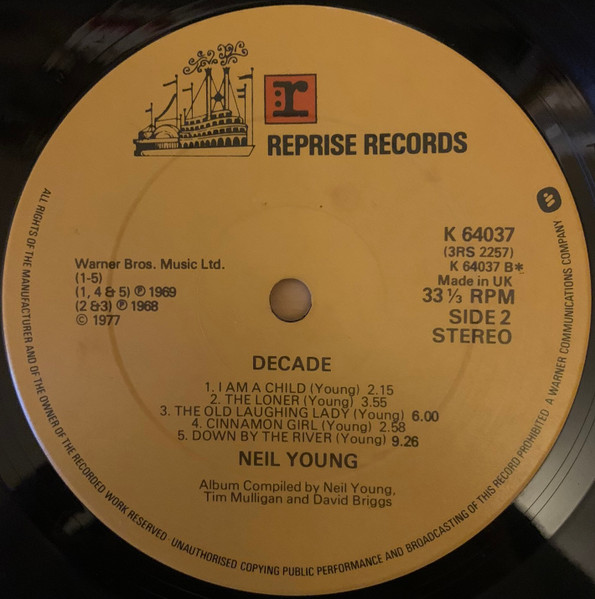 Neil Young - Decade | Reprise Records (K 64037) - 3 Neil Young - Decade | Reprise Records (K 64037) - 3