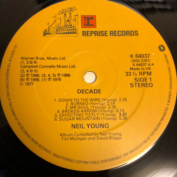 Neil Young - Decade | Reprise Records (K 64037) - 2 Neil Young - Decade | Reprise Records (K 64037) - 2