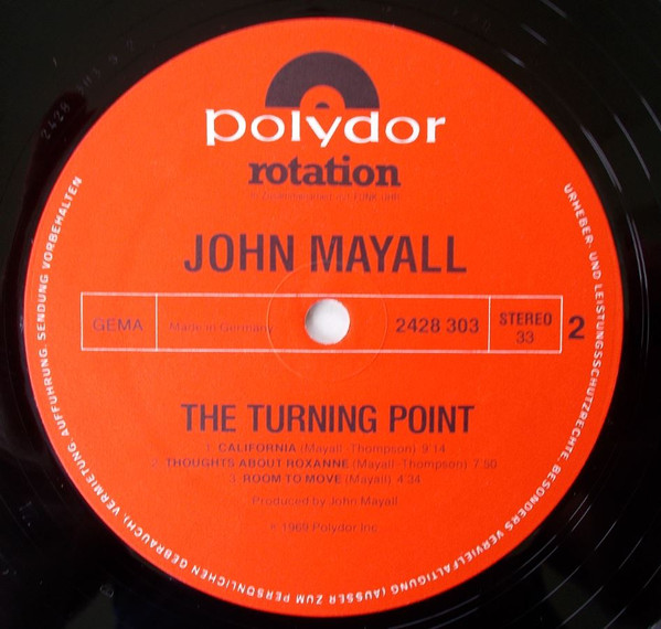 John Mayall - The Turning Point | Polydor (2428 303) - 4 John Mayall - The Turning Point | Polydor (2428 303) - 4
