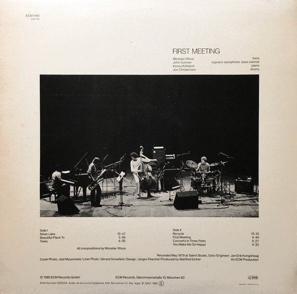 Miroslav Vitous - First Meeting | ECM Records (ECM 1145) - 2