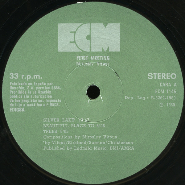Miroslav Vitous - First Meeting | ECM Records (ECM 1145) - 3