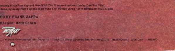 Frank Zappa / Captain Beefheart / The Mothers - Bongo Fury | Discreet (W 59209) - 4 Frank Zappa / Captain Beefheart / The Mothers - Bongo Fury | Discreet (W 59209) - 4