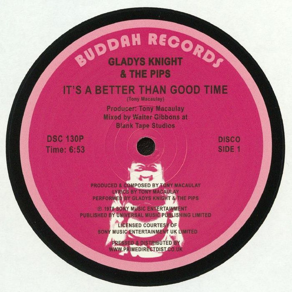 Gladys Knight And The Pips - It's A Better Than Good Time | Buddah Records (DSC 130P) - main Gladys Knight And The Pips - It's A Better Than Good Time | Buddah Records (DSC 130P) - main