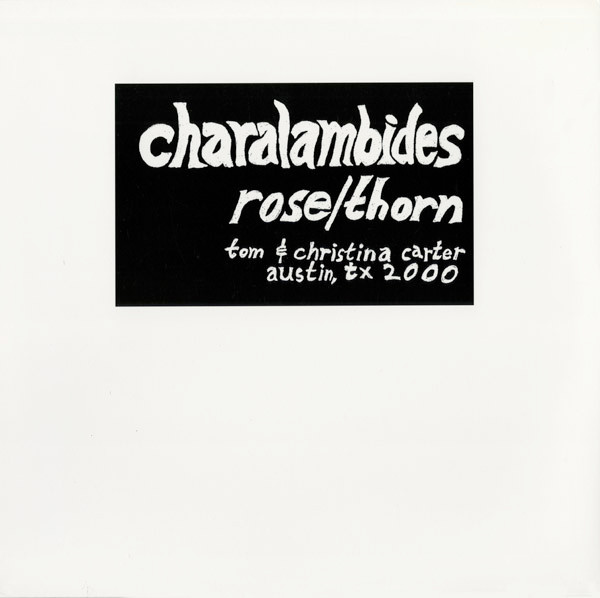 Charalambides - Rose/Thorn | Klang Industries (KLANGCH) - main