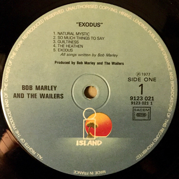 Bob Marley & The Wailers - Exodus | Island Records (9123 021) - 3 Bob Marley & The Wailers - Exodus | Island Records (9123 021) - 3