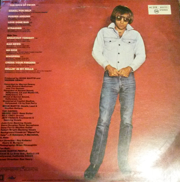 Moon Martin - Street Fever | Capitol Records (076 - 86 253) - 2
