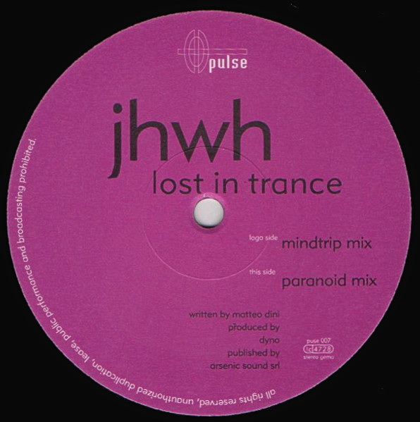 JHWH - Lost In Trance | Pulse (pulse 007) - main