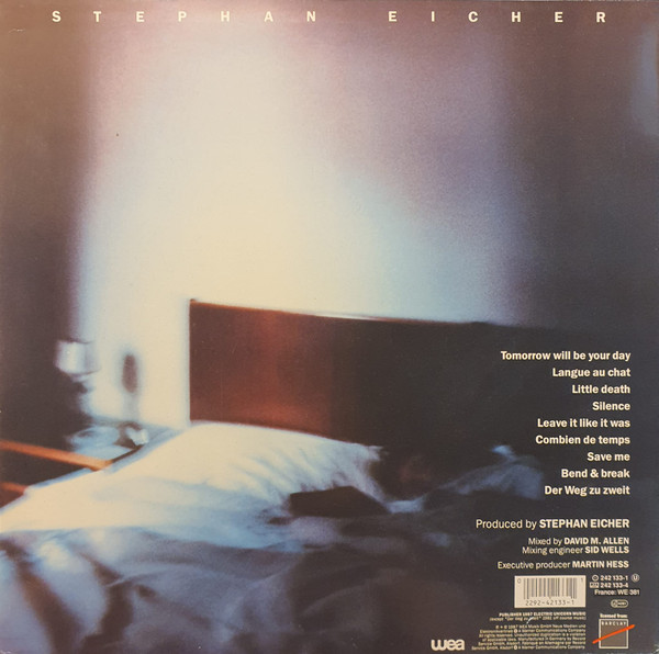 Stephan Eicher - Silence | WEA (242 133-1) - 2