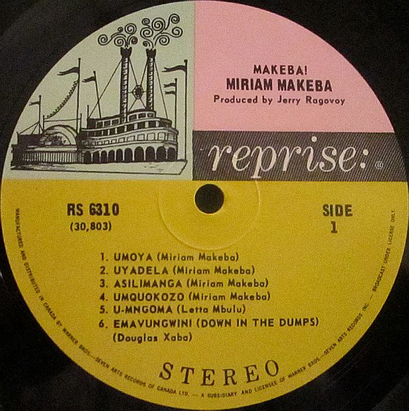 Miriam Makeba - Makeba! | Reprise Records (RS 6310) - 3