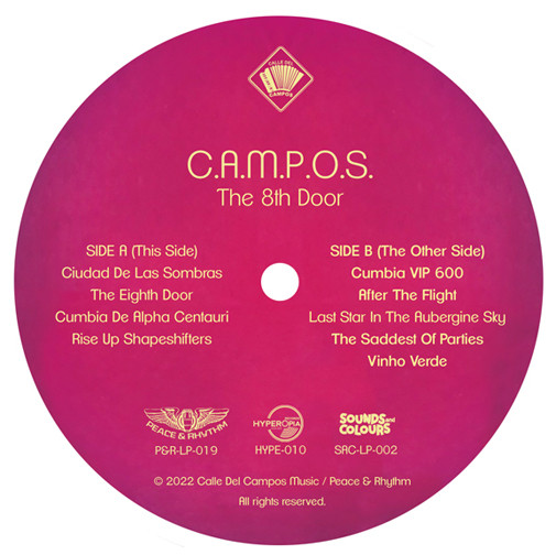 C.A.M.P.O.S. - The 8th Door | Peace & Rhythm (P&R-LP-019) - 3 C.A.M.P.O.S. - The 8th Door | Peace & Rhythm (P&R-LP-019) - 3