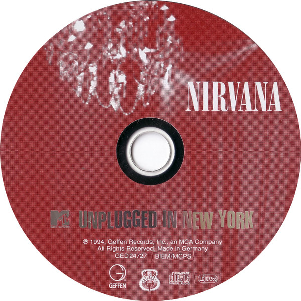 Nirvana - MTV Unplugged In New York | Geffen Records (GED 24727) - 4