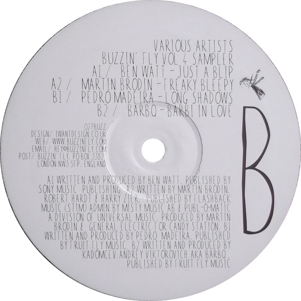 Various - Buzzin' Fly Vol.4 Sampler | Buzzin' Fly Records (027BUZZ) - 4 Various - Buzzin' Fly Vol.4 Sampler | Buzzin' Fly Records (027BUZZ) - 4