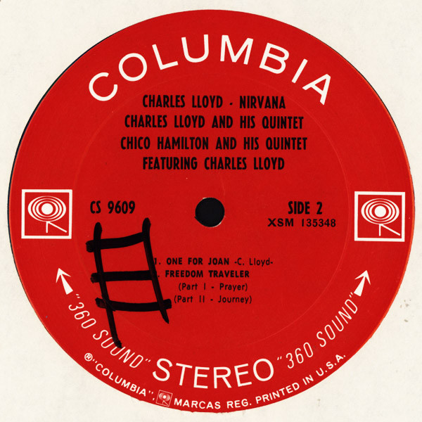 Charles Lloyd - Nirvana | Columbia (CS 9609) - 4