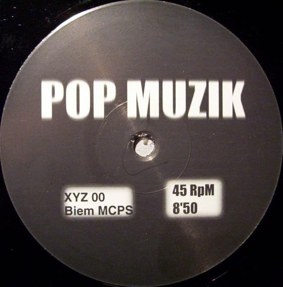 U2 - Pop Muzik | Not On Label (XYZ 00) - main