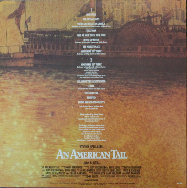 James Horner - An American Tail (Music From The Motion Picture Soundtrack) | MCA Records (MCA-39096) - 2 James Horner - An American Tail (Music From The Motion Picture Soundtrack) | MCA Records (MCA-39096) - 2