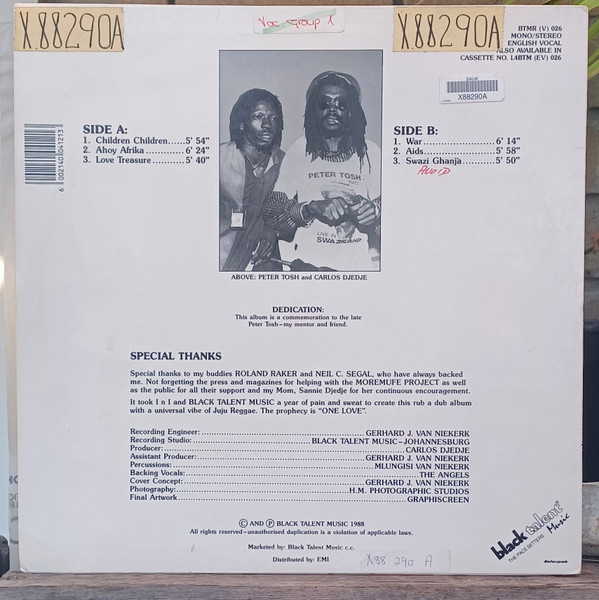 Carlos Dje Dje And The Prisoners - Ahoy Afrika | Black Talent Music (BTMR (V) 026) - 2 Carlos Dje Dje And The Prisoners - Ahoy Afrika | Black Talent Music (BTMR (V) 026) - 2