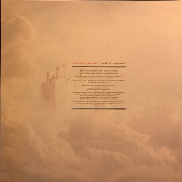 The Postal Service - Give Up | Sub Pop (SP 595) - 3
