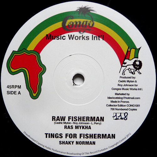 Ras Mykha / Shaky Norman / Roots Ista Posse - Raw Fisherman | Congo Music Works Int'l (CONG1001) - 3 Ras Mykha / Shaky Norman / Roots Ista Posse - Raw Fisherman | Congo Music Works Int'l (CONG1001) - 3