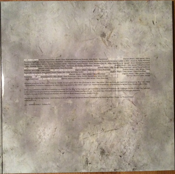 Blur - Think Tank | Parlophone (5099962484817) - 2