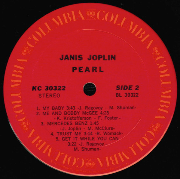 Janis Joplin - Pearl | Columbia (KC 30322) - 4 Janis Joplin - Pearl | Columbia (KC 30322) - 4