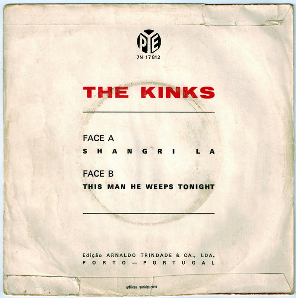 The Kinks - Shangri La | Pye Records (7N 17812) - 2