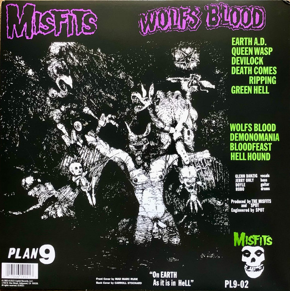 Misfits - Earth A.D. / Wolfs Blood | Plan 9 (PL9-02) - 2