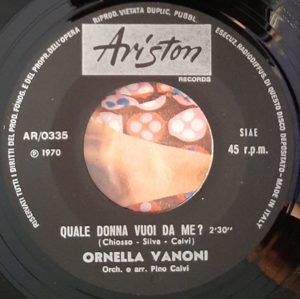 Ornella Vanoni - Mi Piaci, Mi Piaci... | Ariston (AR/0335) - 4