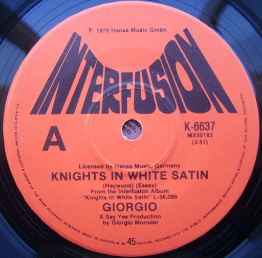 Giorgio Moroder - Knights In White Satin | Interfusion (K 6637)