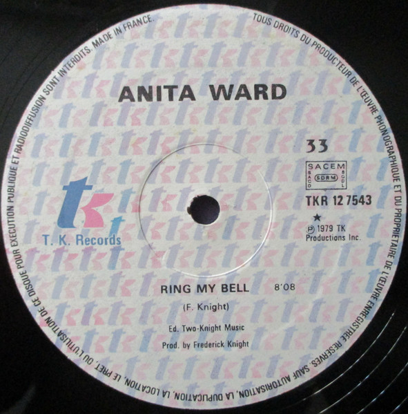 Anita Ward - Ring My Bell | T.K. Records (TKR 12.7543) - 3