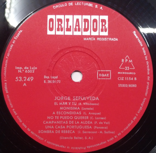 Jorge Sepúlveda - Jorge Sepulveda | Orlador (53249) - 3