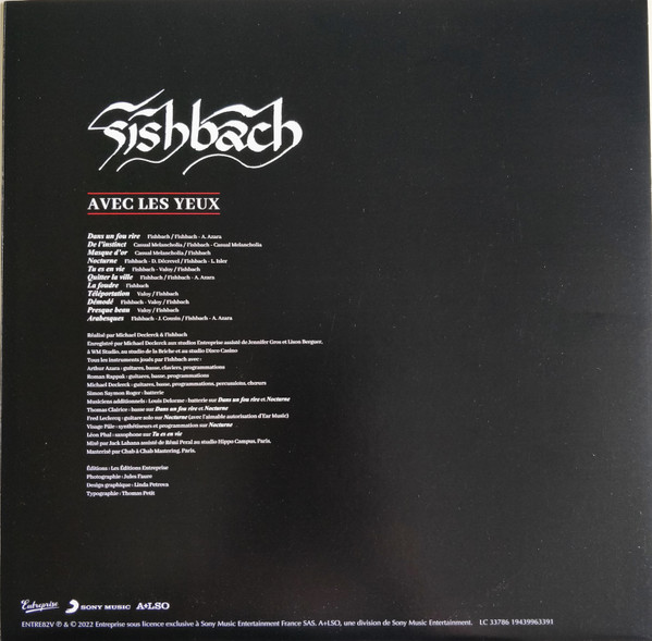 Fishbach - Avec Les Yeux | Entreprise (ENTRE82V) - 4 Fishbach - Avec Les Yeux | Entreprise (ENTRE82V) - 4