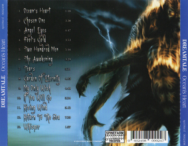 Dreamtale - Ocean's Heart CD | Spinefarm Records (spi184cd) - 2 Dreamtale - Ocean's Heart CD | Spinefarm Records (spi184cd) - 2