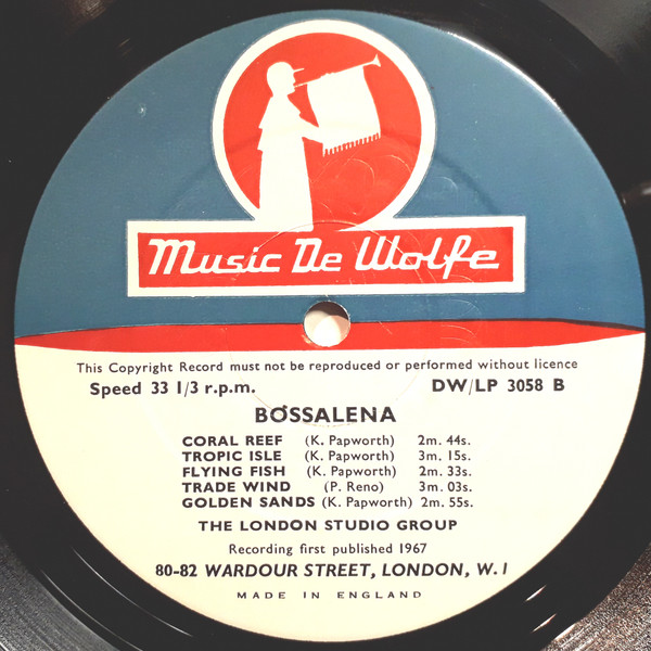 The London Studio Group - Bossalena | Music De Wolfe (DW/LP 3058) - 3 The London Studio Group - Bossalena | Music De Wolfe (DW/LP 3058) - 3