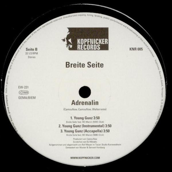 Breite Seite - Adrenalin | Kopfnicker Records (KNR 005) - 4