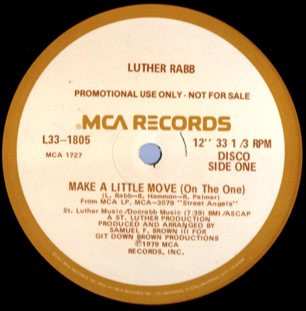 Luther Rabb - Make A Little Move (On The One) | MCA Records (L33- 1805) - main