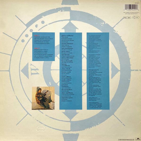 Gerry Rafferty - North & South | Polydor (835 449-1) - 2 Gerry Rafferty - North & South | Polydor (835 449-1) - 2