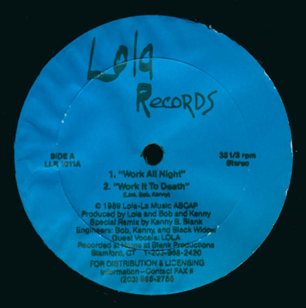 Lola - Work It | Lola Records (LLR 1011) - main