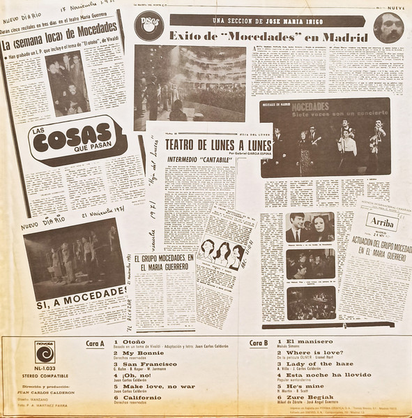 Mocedades - Mocedades | Novola (NL-1.033) - 2