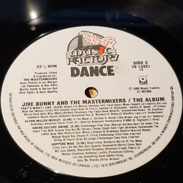 Jive Bunny And The Mastermixers - The Album (C'C'Come On Everybody) | Music Factory (ST-897665) - 4