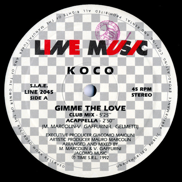 Koco - Gimme The Love | Line Music (LINE 2045) - main Koco - Gimme The Love | Line Music (LINE 2045) - main