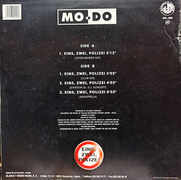 Mo-Do - Eins, Zwei, Polizei | Blanco Y Negro (MX-498) - 2 Mo-Do - Eins, Zwei, Polizei | Blanco Y Negro (MX-498) - 2