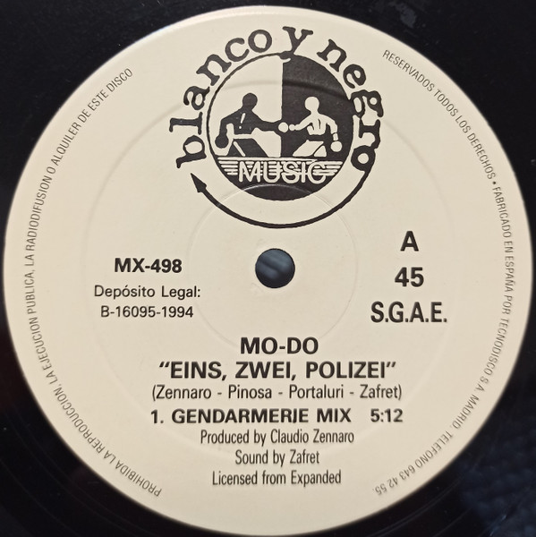 Mo-Do - Eins, Zwei, Polizei | Blanco Y Negro (MX-498) - 3 Mo-Do - Eins, Zwei, Polizei | Blanco Y Negro (MX-498) - 3