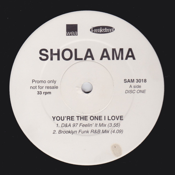 Shola Ama - You're The One I Love | WEA (SAM 3018)