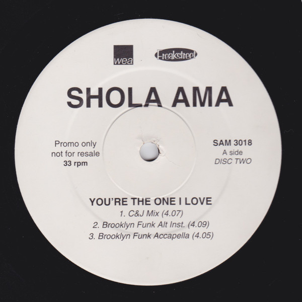Shola Ama - You're The One I Love | WEA (SAM 3018) - 3
