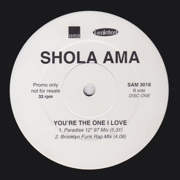 Shola Ama - You're The One I Love | WEA (SAM 3018) - 2